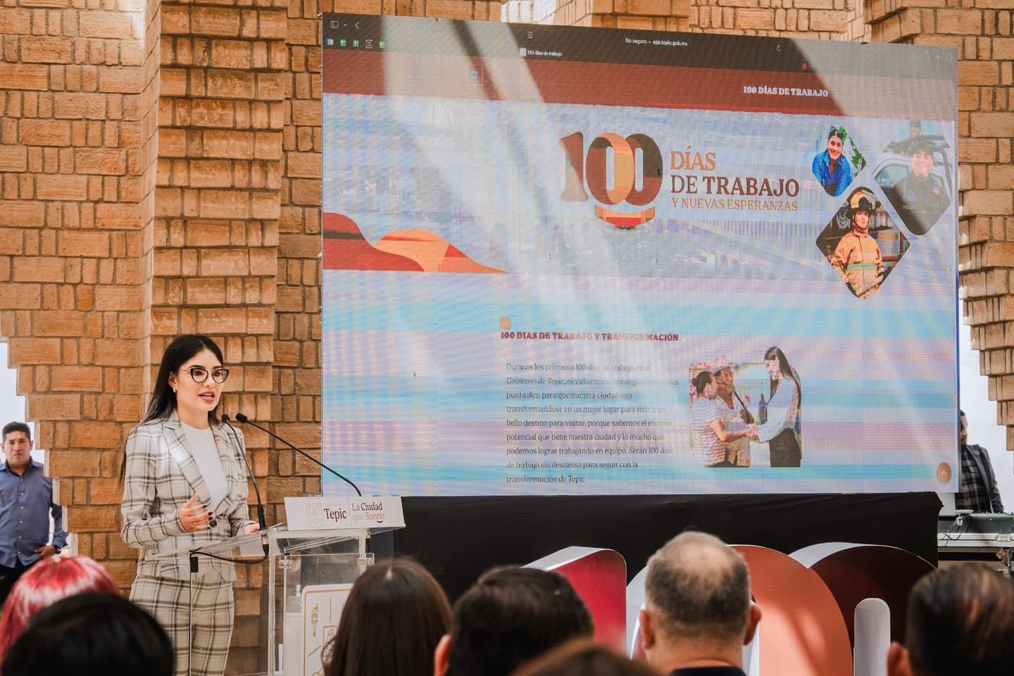 Con Geraldine Tepic avanza en mejores calles, luminarias y rehabilitación de monumentos