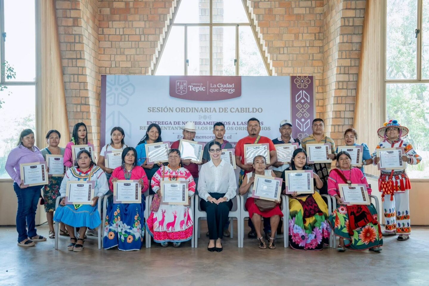 Geraldine Ponce reconoce participación de pueblos originarios