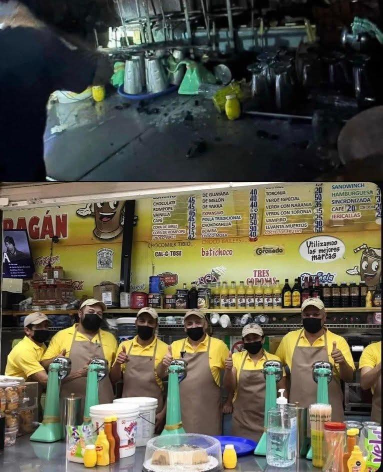 Hija de uno de los propietarios de loncheria “Barragan”, expresa en redes sociales su mensaje al ser uno de los locales afectados tras fuerte incendio en el mercado Juan Escutia de Tepic.