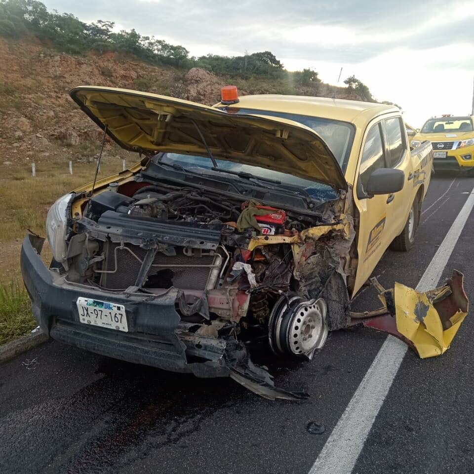 ACCIDENTE MÚLTIPLE EN LIBRAMIENTO NORTE DE TEPIC DEJA A UN LESIONADO