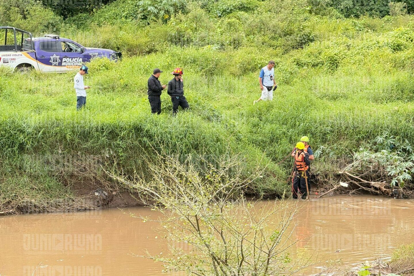 Identifican a hombre desaparecido ayer miércoles; aparece sin vida en el río Mololoa.