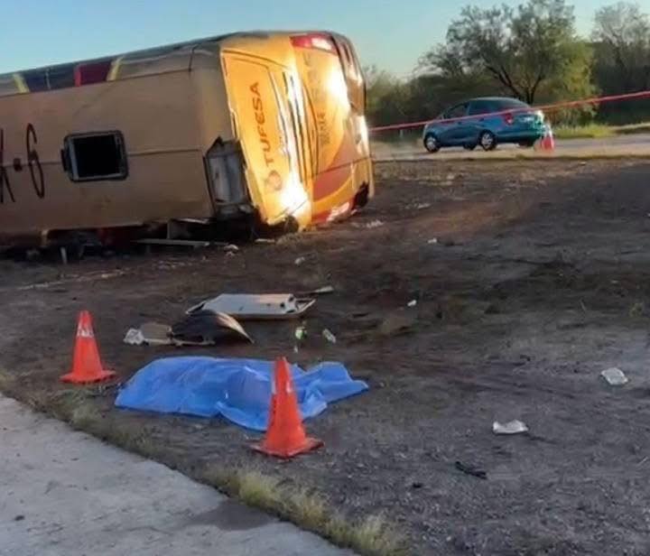 Tragedia en carretera: vuelca autobús de Tufesa rumbo a Hermosillo; hay al menos siete muertos
