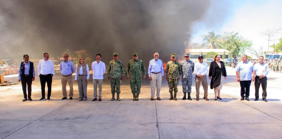 Encabeza Miguel Ángel Navarro gira de trabajo en Acaponeta por la seguridad de Nayarit
